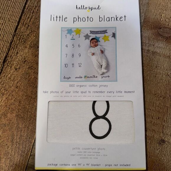 Hello Spud Organic Cotton Little Photo Blanket - Picture 9 of 9